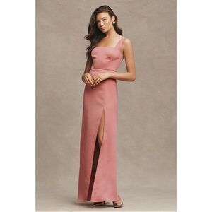 Anthropologie Pink Maxi Dress